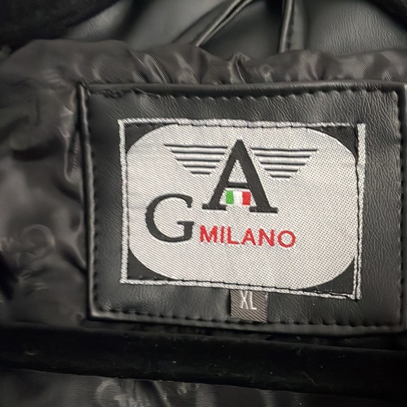 GA Milano faux leather jacket, size Xl, new, made in Italy - Picture 4 of 9